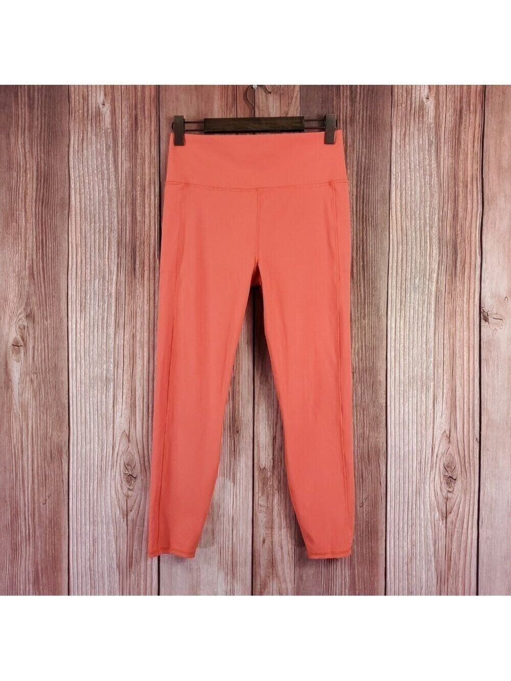 Vuori Studio Pocket Leggings Womens Size XL Grapefruit Athletic VW446